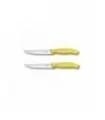 Μαχαίρι πίτσας οδοντωτό 12 εκατ σετ 2 τμχ σε blister κίτρινο Victorinox