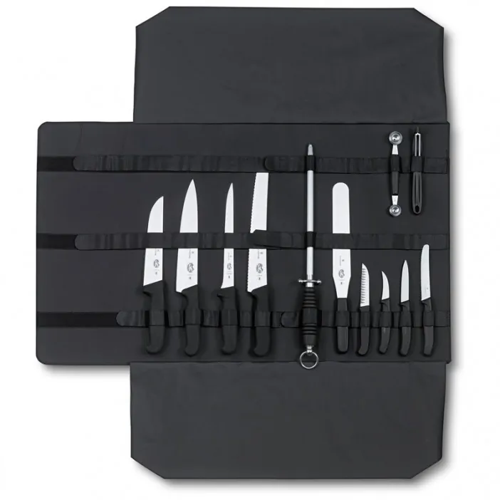 Θήκη μαχαιριών σε ρολό, σκούρο γκρι, 82 x 48 εκατ Victorinox