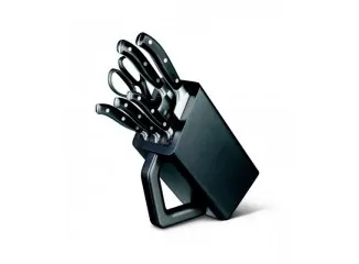 Θήκη μονοκόμματων μαχαιριών μαύρη 6 τμχ με ίνες νάιλον Victorinox