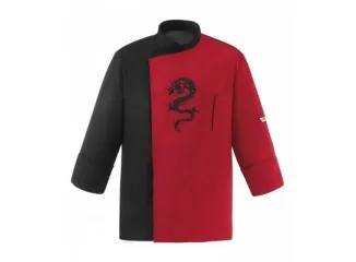 Unisex σακάκι σεφ με κούμπωμα τρουκ, με κεντήμα και αεριζόμενη πλάτη Ego Chef