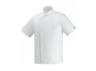 Unisex Μπλούζα Σέφ με Κούμπωμα Τρουκ Κοντό Μανίκι Αεριζόμενη Πλάτη