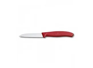 Μαχαίρι κουζίνας 8 εκατ., ίσιο κόκκινο Victorinox