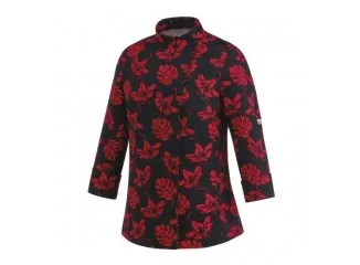 Γυναικείο σακάκι σεφ με Κούμπωμα Τρουκ 100% Βαμβάκι