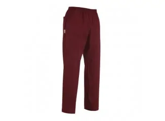 Παντελόνι Εργασίας σε Μπορντό Χρώμα με Τσέπες & Κορδόνι Μέσης
