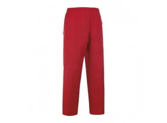 Παντελόνι Εργασίας Κόκκινο με Τσέπες στο Πλάι & Κορδόνι Μέσης
