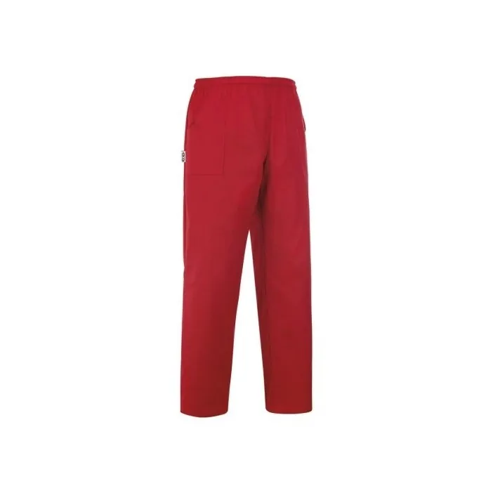 Παντελόνι Εργασίας Κόκκινο με Τσέπες στο Πλάι & Κορδόνι Μέσης