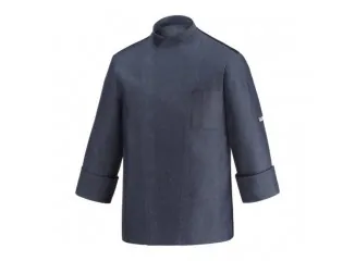 Σακάκι Σεφ Jean με Αεριζόμενη Πλάτη με Κούμπωμα Τρουκ