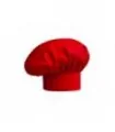 Σκούφος σεφ κόκκινος με velcro Ego Chef