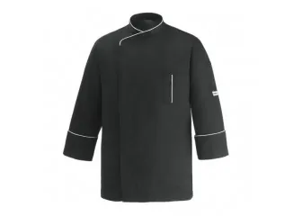 Σακάκι Σεφ με Αεριζόμενη Πλάτη 100% Microfiber Μαύρο