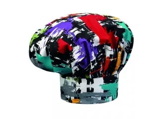 Σκούφος σεφ με velcro 100% βαμβάκι σχέδιο graphic