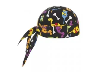 Μπαντάνα σεφ 100% βαμβάκι σχέδιο dino