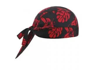 Μπαντάνα σεφ 100% βαμβάκι σχέδιο ibiscus