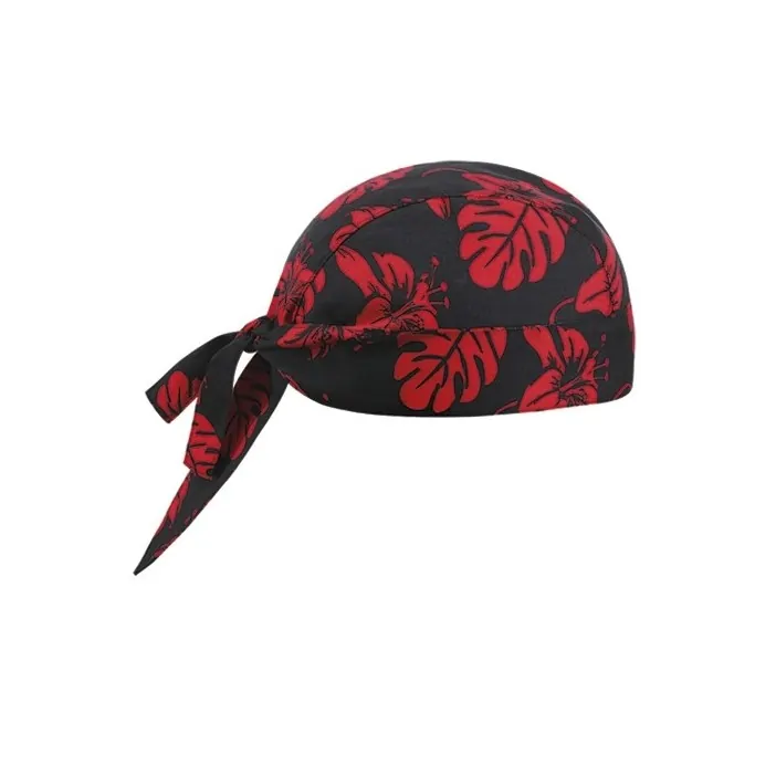 Μπαντάνα σεφ 100% βαμβάκι σχέδιο ibiscus