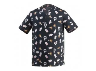 Βαμβακερή Ιατρική Μπλούζα με Σχέδια Puppies