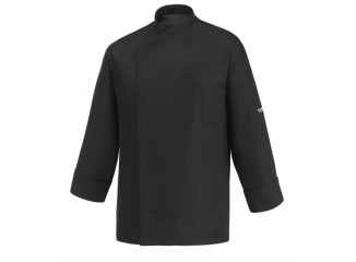 Σακάκι Σεφ με Αεριζόμενη Πλάτη 100% Microfiber σε Μαύρο Χρώμα