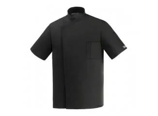 Σακακι Καφέ με Κοντό Μανίκι για Σέφ με Τρουκ