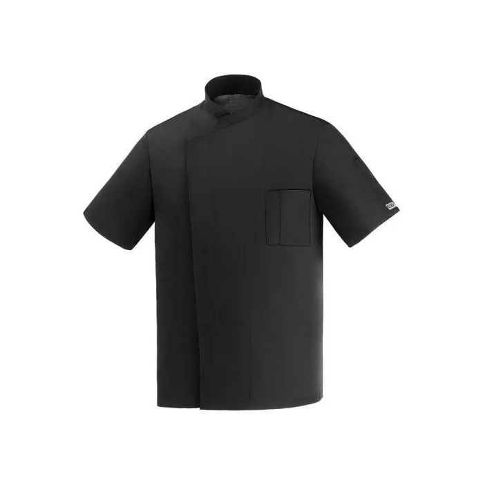 Σακακι Καφέ με Κοντό Μανίκι για Σέφ με Τρουκ