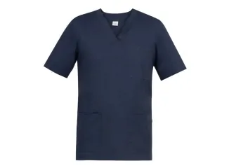 Κοντομάνικη Μπλούζα Piero Slim Fit της Giblors από 100% Βαμβάκι Σκούρο Μπλε