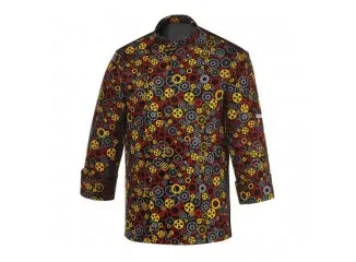 Unisex Σακάκι Σέφ με Κούμπωμα Τρουκ και Αεριζόμενη Πλάτη