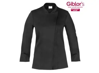 Giblors Γυναικείο Σακάκι Celine Ελαστικό Βαμβάκι Slim Fit Μαύρο