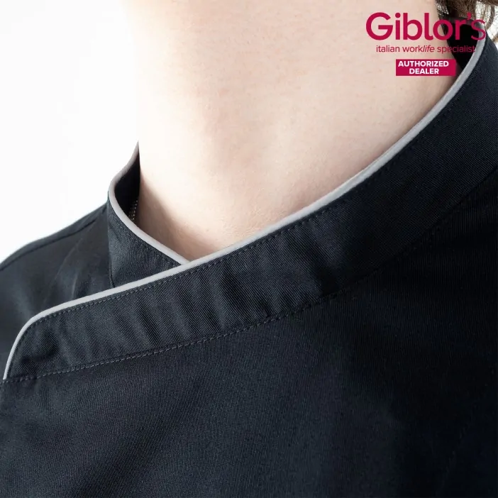 Giblors Σακάκι Patrizio Slim Fit Μαύρο με Αεριζόμενα Πλαϊνά