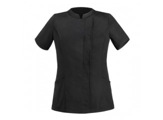Γυναικείο Σακάκι Σεφ Allesia Κοντό Μανίκι Πολυεστέρας Βαμβάκι Μαύρο Ego Chef