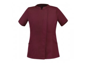 Γυναικείο Σακάκι Σεφ Allesia Κοντό Μανίκι Πολυεστέρας Βαμβάκι Μπορντό Ego Chef