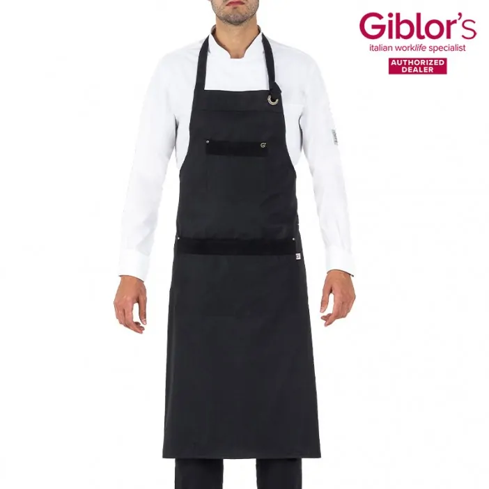 Ποδιά Σεφ  Grembiule Ryan Μαύρη