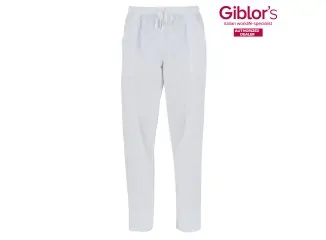 Giblors Παντελόνι Εργασίας PITAGORA 100% Βαμβακερό Λευκό