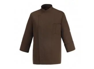 Σακάκι Σεφ με Αεριζόμενη Μασχάλη Βαμβάκι - Πολυεστέρας Egochef Καφέ Ego Chef