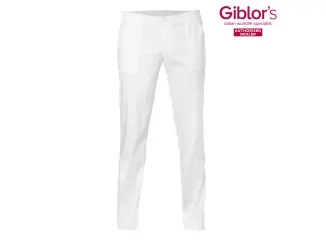 Παντελόνι Εργασιας Giblor Unisex Άσπρο 97% Βαμβάκι - 3% Ελαστίνη