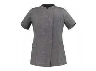 Γυναικείο Σακάκι Σεφ Allesia Κοντό Μανίκι Πολυεστέρας Βαμβάκι Grey Mix Ego Chef
