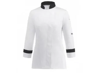 Chanel Γυναικείο Σακάκι Σεφ Λευκό 100% Αιγυπτιακό Βαμβάκι Ego Chef