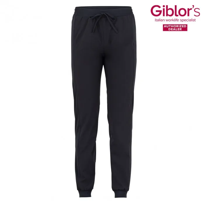 Giblors Παντελόνι Taylor Αντιβακτηριδιακό με Λάστιχο Μαύρο