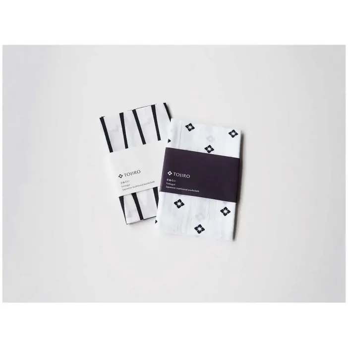 Παραδοσιακή ιαπωνική πετσέτα (Tenugui) μπλε - λευκή 86 x 35 εκατ.