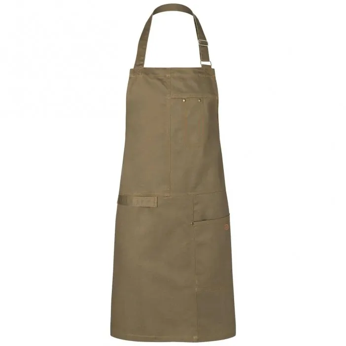 Ποδιά ολόσωμη ρυθμιζόμενη χακί 100% βαμβακερή Urban Casual-Style