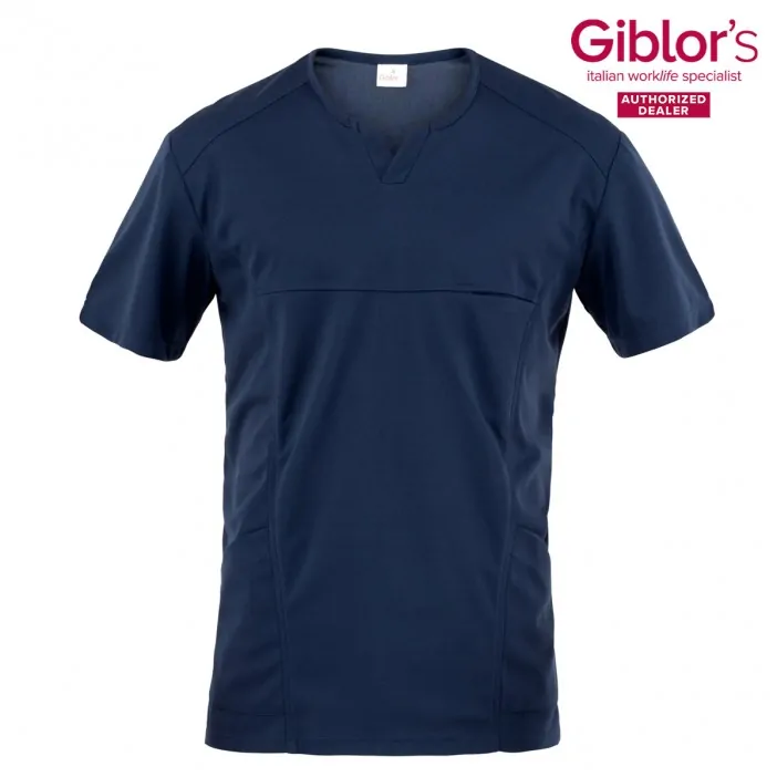 Giblror's Μπλούζα Eros Slim Fit Μπλε