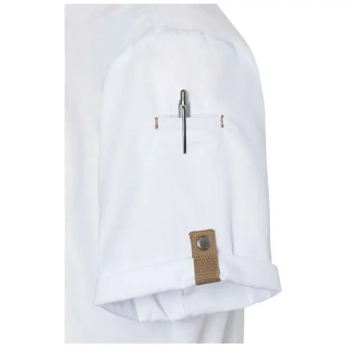 Karlowsky Σακάκι Σεφ με Κοντό Μανίκι Λευκό Συνθετικό Green-Generation