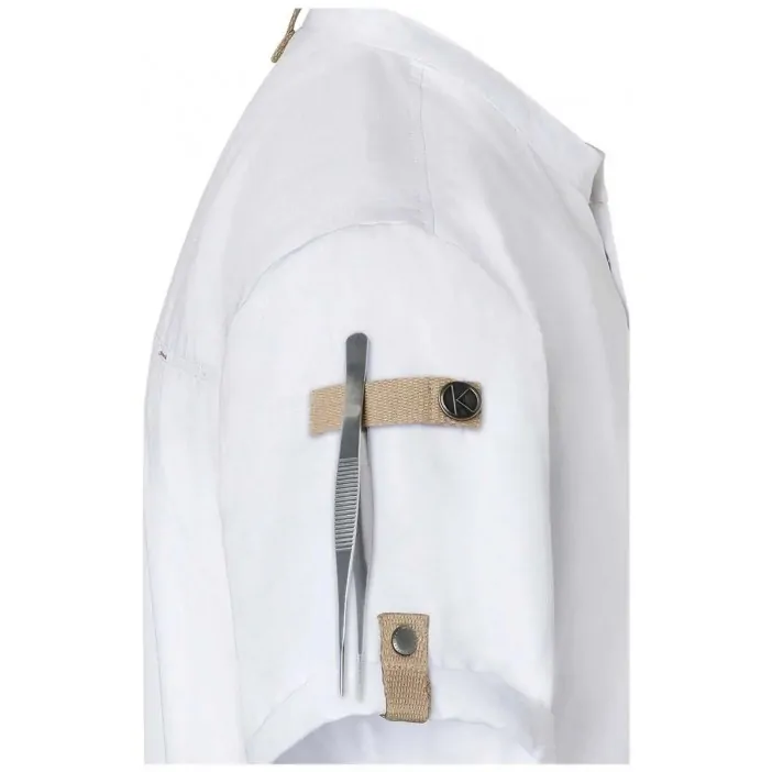 Karlowsky Σακάκι Σεφ με Κοντό Μανίκι Λευκό Συνθετικό Green-Generation