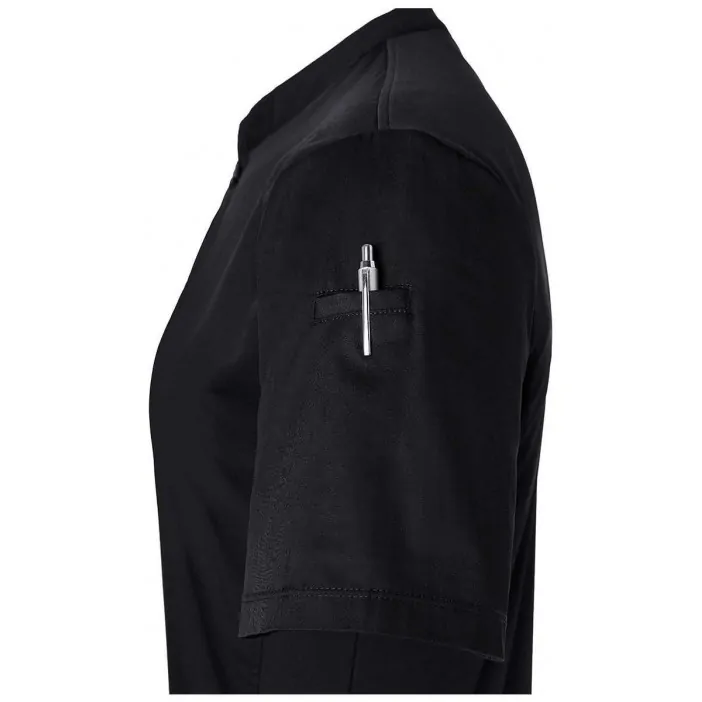 Karlowsky Μπλούζα Σεφ Γυναικεία με Κοντό Μανίκι Μαύρη Συνθετική Perfomance