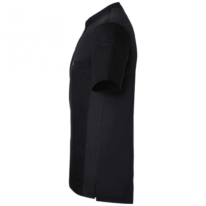 Karlowsky Μπλούζα Σεφ με Κοντό Μανίκι Μαύρη Συνθετική Performance