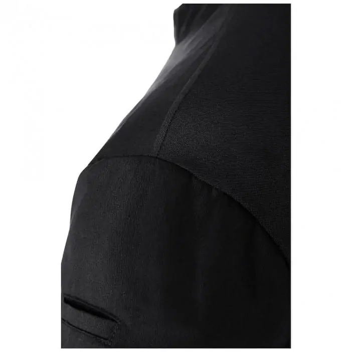 Karlowsky Μπλούζα Σεφ με Κοντό Μανίκι Μαύρη Συνθετική Performance