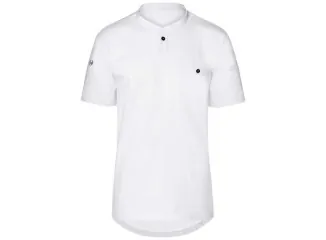 Karlowsky Μπλούζα Σεφ με Κοντό Μανίκι Λευκή Συνθετική Performance