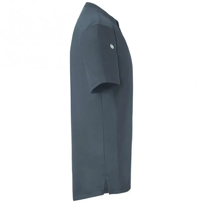 Karlowsky Μπλούζα Σεφ με Κοντό Μανίκι Γκρι Συνθετική Performance