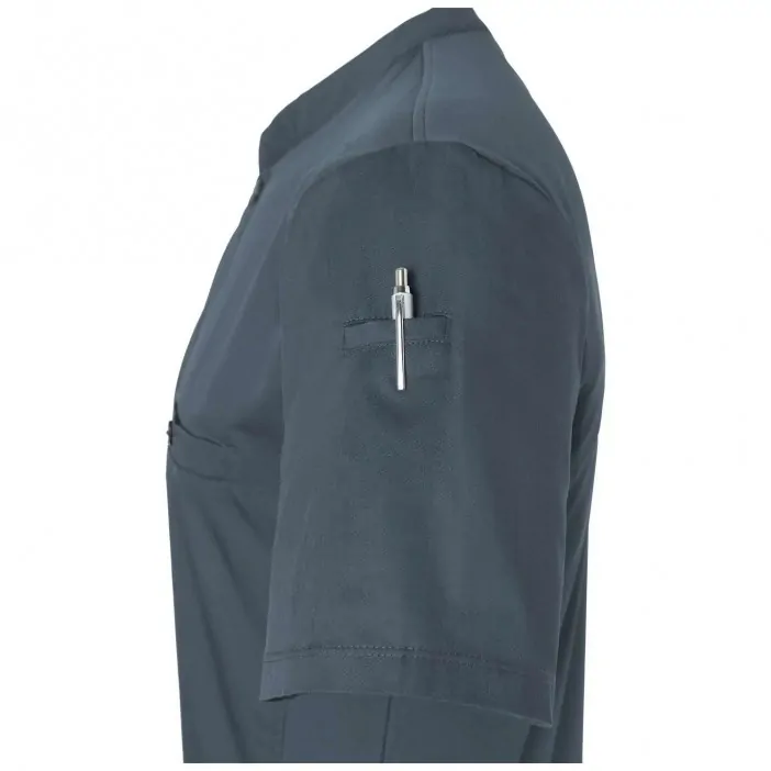 Karlowsky Μπλούζα Σεφ με Κοντό Μανίκι Γκρι Συνθετική Performance