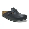 Birkenstock Σαμπό Boston Pro Black Δερμάτινο Αντιολισθητικό
