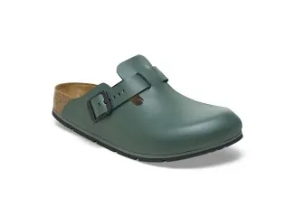 Birkenstock Σαμπό Boston Pro Thyme (Λαδί-Γκρι) Δερμάτινο Αντιολισθητικό