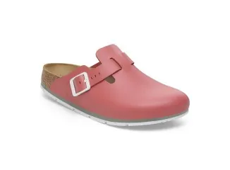 Birkenstock Σαμπό Boston Pro Mars Red Δερμάτινο Αντιολισθητικό