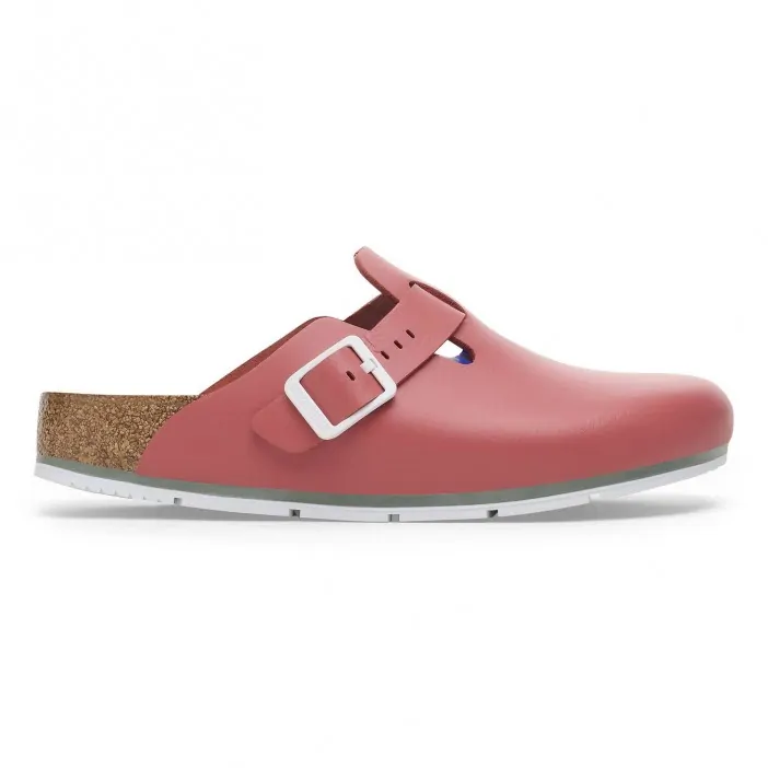 Birkenstock Σαμπό Boston Pro Mars Red Δερμάτινο Αντιολισθητικό