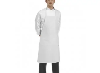 EgoChef Ποδιά Σεφ με Σταυρωτά Λουριά στην Πλάτη 90x85 GARDEN NEW Λευκή